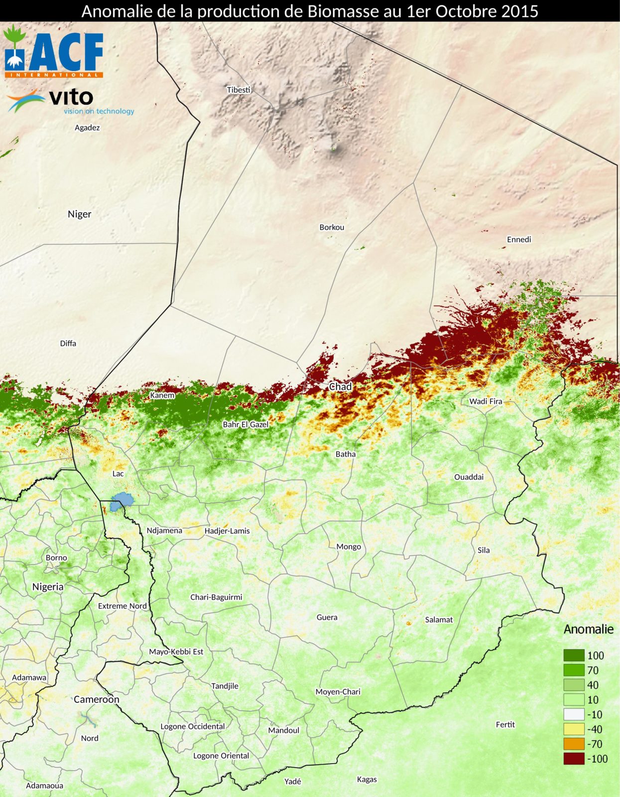 Rapport de Biomasse 2015 Tchad