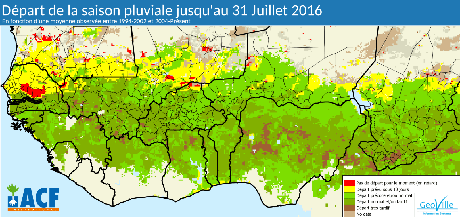 Départ de la saison pluviale- Juillet 2016