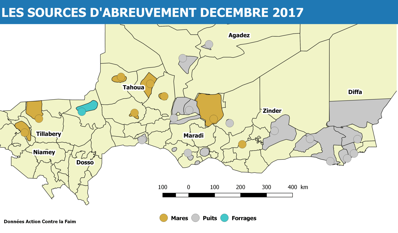 Cartographie des indicateurs de la surveillance pastorale au Niger Décembre 2017