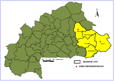 Note d'information sur la situation alimentaire, sanitaire et nutritionnelle dans les zones d'intervention d'Action contre la Faim, Région de l'Est du Burkina Faso, Mai 2018